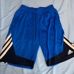 Blue Adidas Basketball Shorts